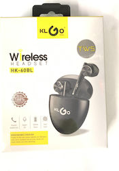 KLGO HK-60BL Earbud Μαύρα KLGO HK-60BL Earbud Μαύρα