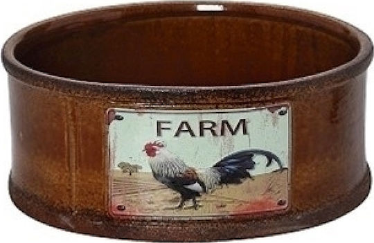 Espiel Decorative Bowl Red 12.5x12.5x5.8cm