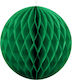 Paper Hanging Ball Honeycomb Green 1pc.