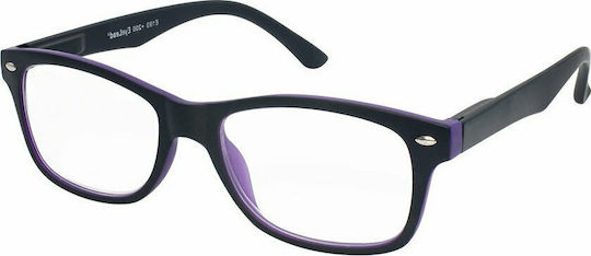 Eyelead E193 Reading Glasses +1.25 in Black color Ε 193