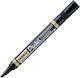 Pentel Ν860 Ανεξίτηλος Μαρκαδόρος Μαύρος 4.5mm
