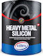 Vitex Βερνικόχρωμα Αντισκωριακό Διαλύτου Heavy Metal Silicon 0.375lt Χρυσό Μεταλιζέ