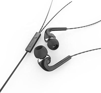 Ezra EP06 In-Ear Freihändig Kopfhörer mit Stecker 3.5mm Schwarz