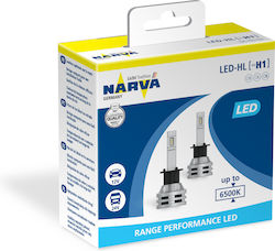 Narva Lamps Car H1 LED 6500K Cold White 12-24V 19W 2pcs