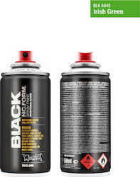 Montana Cans Σπρέι Βαφής BLK με Ματ Εφέ Irish G...