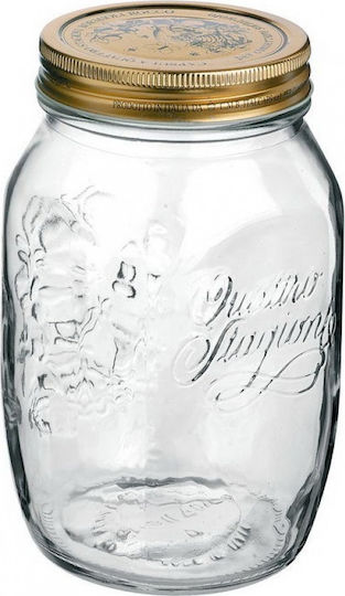 Bormioli Rocco Quatro Stagioni General Use Jar with Lid Glass Transparent 1000ml
