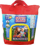 Lazarid Τουβλάκια Super Bloks Big Backpack για 1+ Ετών 75τμχ