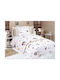 Dimcol Kids Quilt Set Single with Pillowcase White 160x220cm