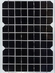 SM541010 Monokristallin Solarmodul 10W 12V 345x245x15mm