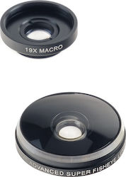 1018.213 Phone Camera Lens Set Macro / Ultra Wide 19x 2pcs