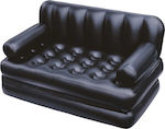 Bestway Aufblasbares Sofa Schwarz 188cm