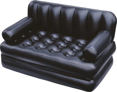 Bestway Inflatable Sofa for 2 Persons Black 188cm