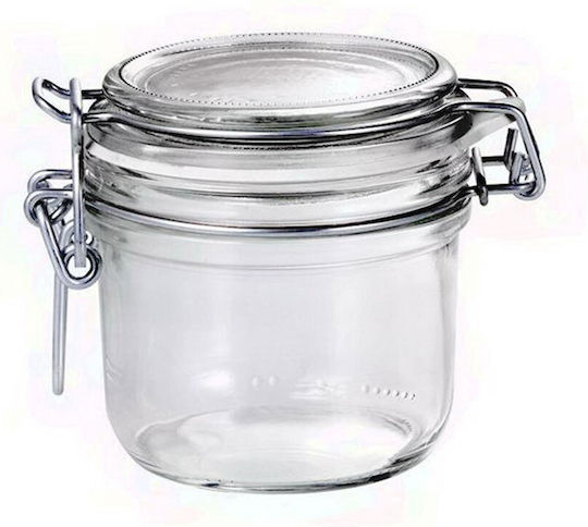 Bormioli Rocco Fido Vase Allgemeine Verwendung mit luftdichtem Deckel Glas Transparent 200ml