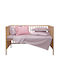 Anna Riska Mix & Match Baby Sheet Cradle Cotton Beige 80x100cm