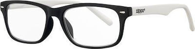 Zippo Reading Glasses +1.00 in Black color 31Z-B3-WHI100