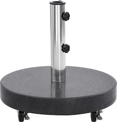 vidaXL Umbrella Stand made of Plastic Black Vel...
