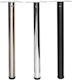 Marmouris Metallic Furniture Leg with Regulator Suitable for Table / Coffee Table 6x6x71cm Chrome