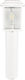VK Lighting Фенер Малък Пост Външни Стоящи Лампи 60W IP23 за Цокъл E27 Бял