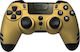 Steelplay Metaltech Wireless Gamepad for PS4 Gold