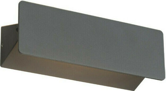 Aca Melfa Wall-Mounted Outdoor Ceiling Light LED IP54 7W with Warm White Light 19x6.5x6.3εκ.