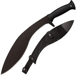 Cold Steel Kukri Plus Machete Black with Blade made of Steel in Sheath