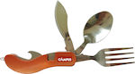 Campus Pocket Knife Orange with Blade made of Stainless Steel