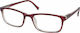 Eyelead E166 Lesebrille +1.50 in Burgundisch Farbe E166 E 166