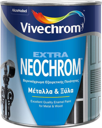 Vivechrom Цвят на лака Разтворимо Extra Neochrom 0.75лт Бял Блестящ
