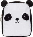 A Little Lovely Company Panda Σχολική Τσάντα Πλάτης Νηπιαγωγείου σε Λευκό χρώμα