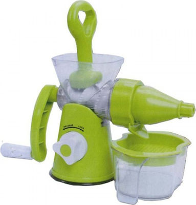 Plastic Orange Juicer with Container Green