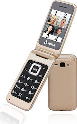 Olympia Luna Dual SIM Mobil cu Buton (English Menu) Aur