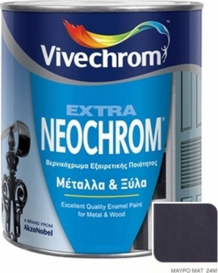 Vivechrom Цвят на лака Разтворимо Extra Neochrom 0.2лт Черно Блестящ