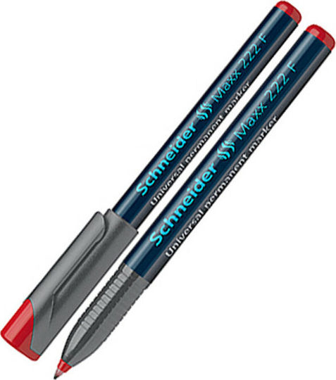 Schneider Maxx 222 Permanent Marker 0.7mm Red