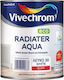 Vivechrom Χρώμα Καλοριφέρ Νερού Radiater Aqua 0.75lt Λευκό Γυαλιστερό