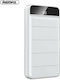 Remax RPP-141 Power Bank 30000mAh με 2 Θύρες USB-A Λευκό