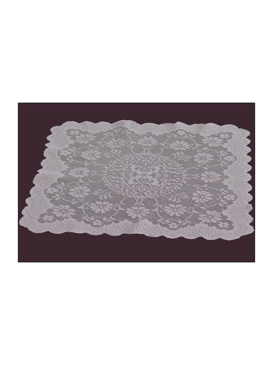 Mc Decor 7621 Polyester Lace Checkered Tableclo...