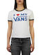 Vans Love Ringer Women's T-shirt White