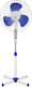 Pedestal Fan 40W 40cm Diameter White