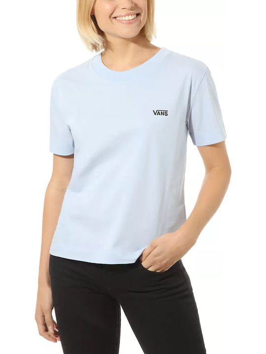 Vans Junior V Boxy Women's T-shirt Light Blue