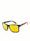 Kodak CF-90017 Men's Sunglasses with Black Frame and Yellow Lens CF-90017-612