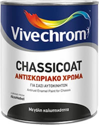 Vivechrom Αντισκωριακό Χρώμα Chassicoat 0.75lt Μαύρο