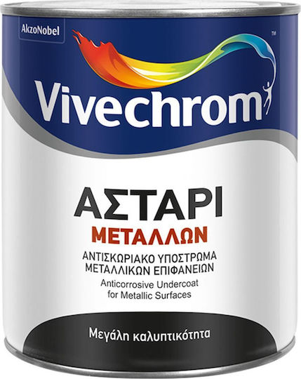 Vivechrom Metal Primer Primer Anti-corrosive undercoat for metallic surfaces White Suitable for Metal 5lt