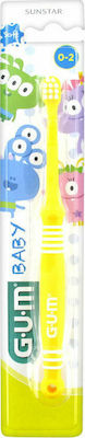 GUM Baby 213 Baby Toothbrush for 0m+ Yellow