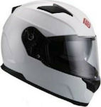 Faseed FSD 817 White Motorradhelm Volles Gesich...