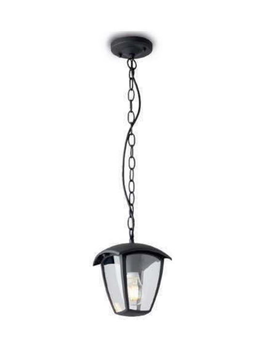 Optonica Outdoor Hanging Ceiling Light E27 in Black Color 9307