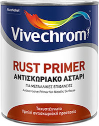 Vivechrom Rust Primer Amorsă anticorozivă Gri Potrivit pentru Metal 0.75lt