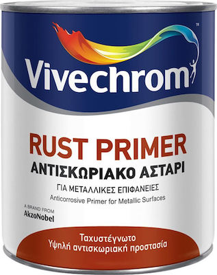 Vivechrom Rust Primer Αντισκωριακό Αστάρι Γκρι Suitable for Metal 5lt