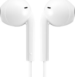 JVC HA-F17M Earbuds Handsfree με Βύσμα 3.5mm Λευκό