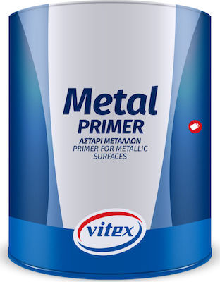 Vitex Metal Primer Solvent Metal Primer Gri Potrivit pentru Metal 0.75lt