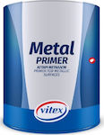 Vitex Metal Primer Αστάρι Μετάλλων Διαλύτου Λευκό Suitable for Metal 5lt